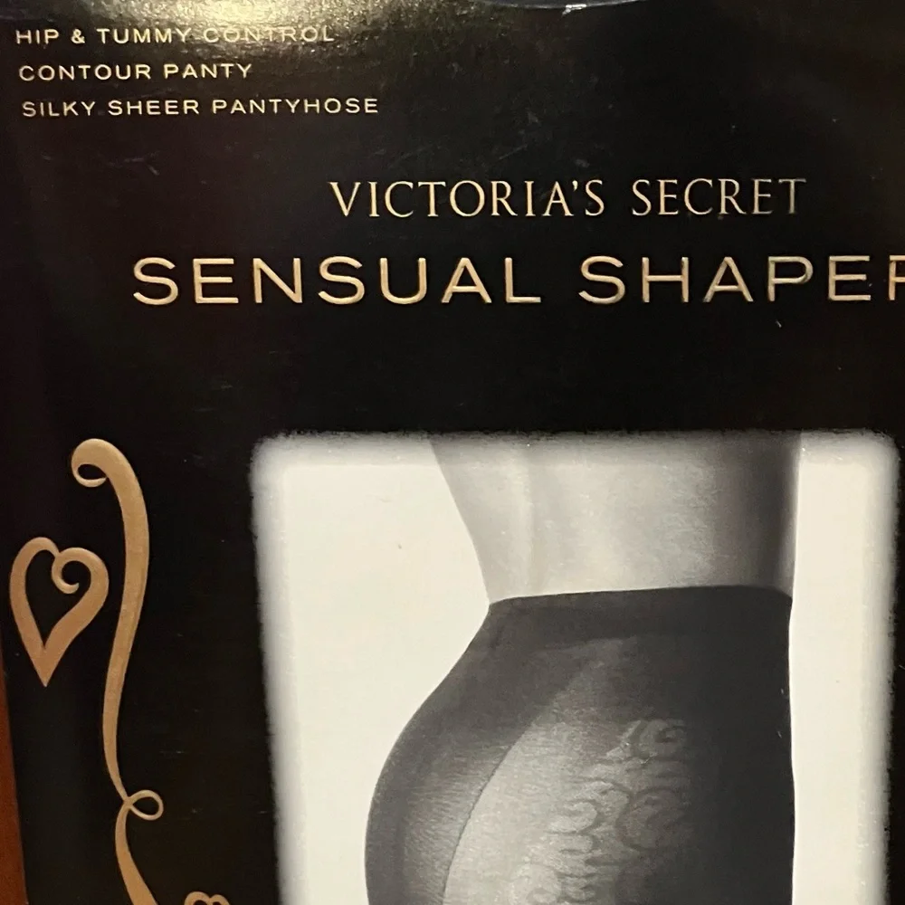 Vintage Victoria’s Secret Sensual Shaper Silky Sheer Pantyhose NWT